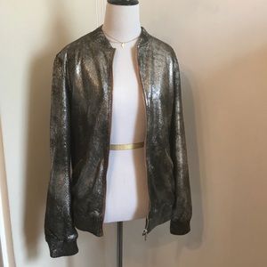 ZARA Metallic Jacket XS